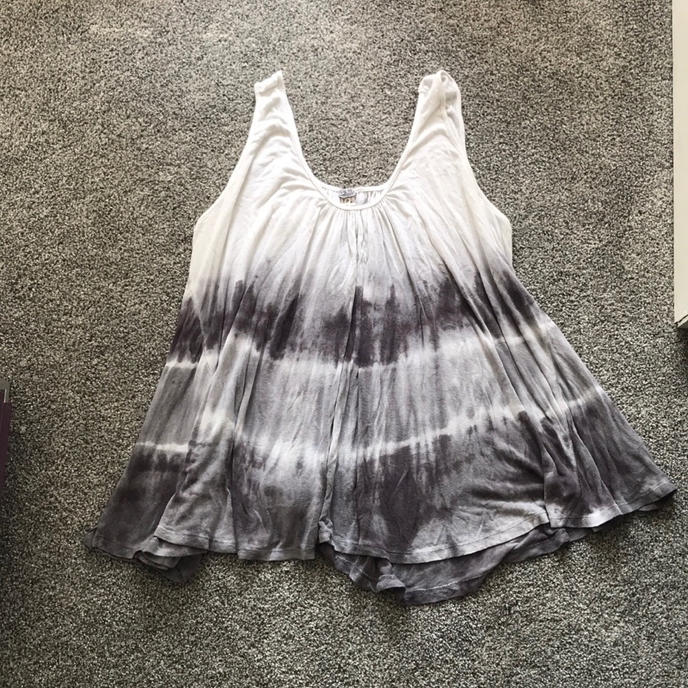 Free People Flowy Tie Dye Shirt